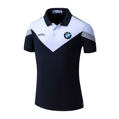 2022 Polo BMW Motorsport Piqué Contrastant Coton Homme Col Boutonné Regular Fit